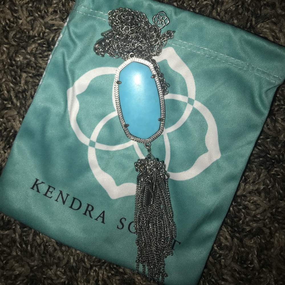 Baby blue Kendra Scott necklace